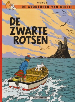 Kuifje softcover De zwarte rotsen. Kuifje softcover De zwarte rotsen.