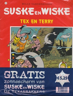 Suske en Wiske softcover nummer: 254 + Zonnescherm.