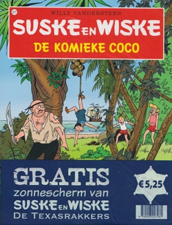 Suske en Wiske softcover nummer: 217 + Zonnescherm.