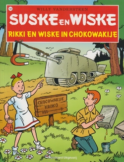 Suske en Wiske softcover nummer: 154. Hertekende cover.