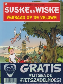 Suske en Wiske softcover nummer: 285 + Fietszadelhoes