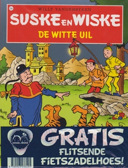 Suske en Wiske softcover nummer: 134 + Fietszadelhoes