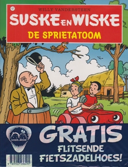 Suske en Wiske softcover nummer: 107 + Fietszadelhoes