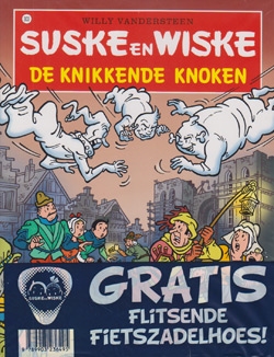 Suske en Wiske softcover nummer: 303 + Fietszadelhoes