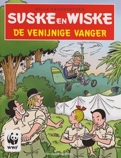 Softcover stickeralbum "De venijnige vanger".