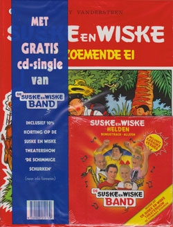 Suske en Wiske softcover nummer: 73 + CD-single helden.