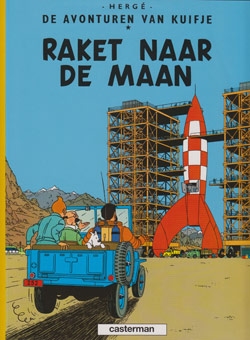 Kuifje softcover Raket naar de maan.