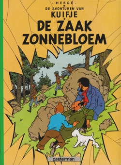 Kuifje softcover De zaak zonnebloem.