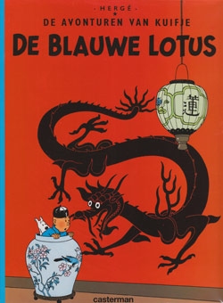 Kuifje softcover De blauwe lotus.