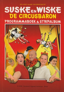 Softcover de circusbaron programmaboek.