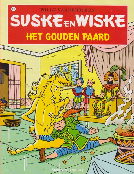 Suske en Wiske softcover nummer: 100. Hertekende cover.