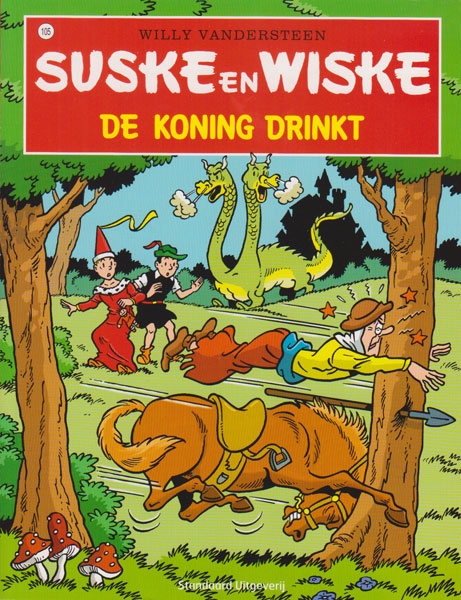 Suske en Wiske softcover nummer: 105. Hertekende cover.