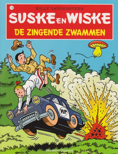 Suske en Wiske softcover nummer: 110. Hertekende cover.