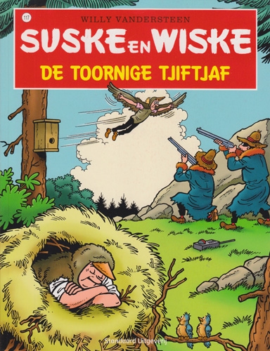 Suske en Wiske softcover nummer: 117. Hertekende cover.