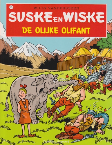 Suske en Wiske softcover nummer: 170. Hertekende cover.