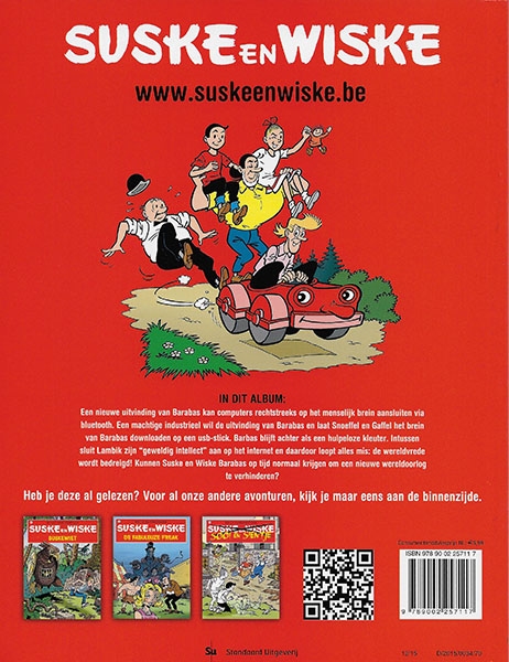 Suske en Wiske softcover nummer: 332. Hertekende cover.