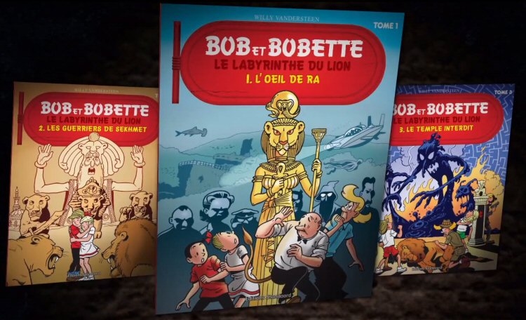 Bob et Bobette softcover trilogie: Le Labyrinthe du Lion.