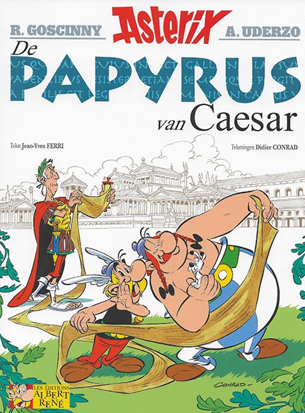 Asterix softcover, De papyrus van Caesar.
