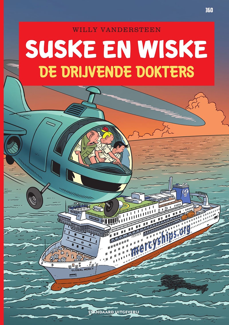 Suske en Wiske softcover "De drijvende dokters", Mercy Ships