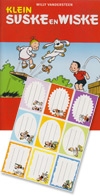 Klein Suske en Wiske A5 mini boekje met velletje stickers.